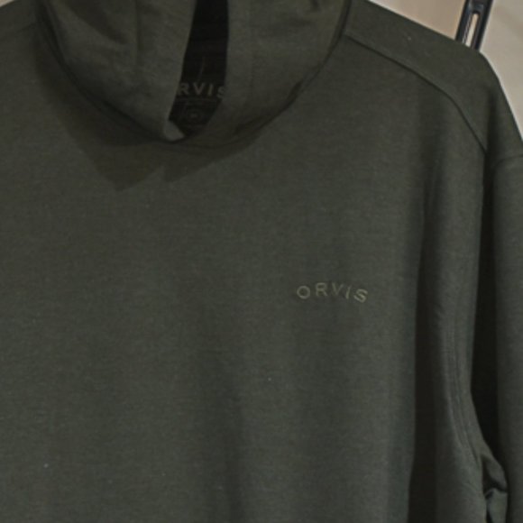 Orvis men Northpoint pullover hoodie XL XXL L M in GREEN - Picture 2 of 10